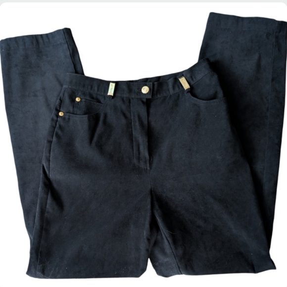 St. John Sport Black Pants Size 6 | Marie Gray Collection - Picture 3 of 9